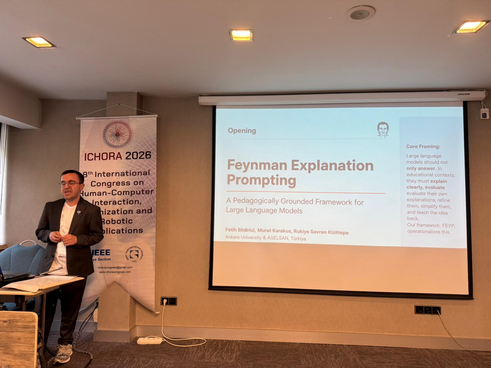 ICHORA 2026 Feynman Explanation Prompting sunumu